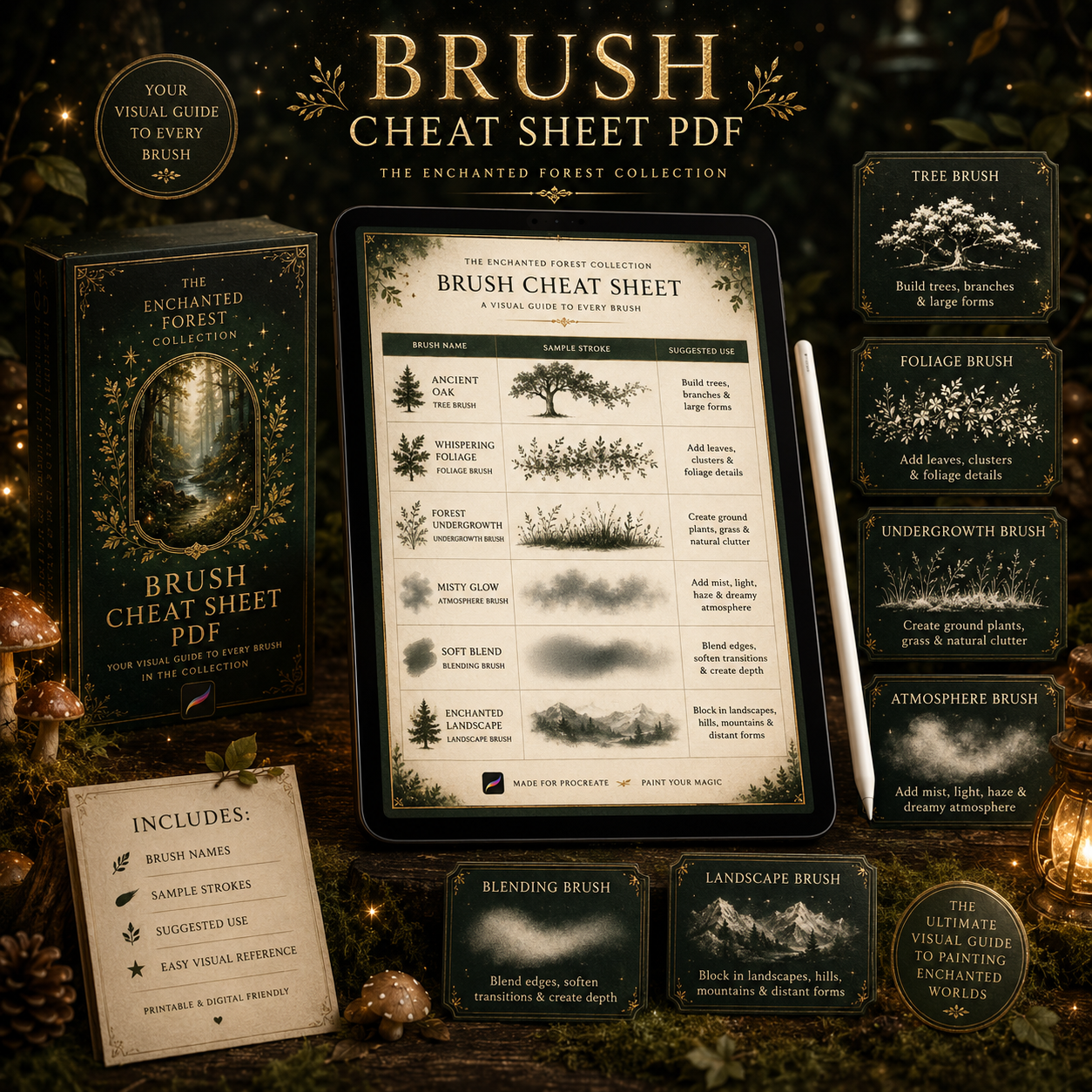 Brush Cheat Sheet PDF