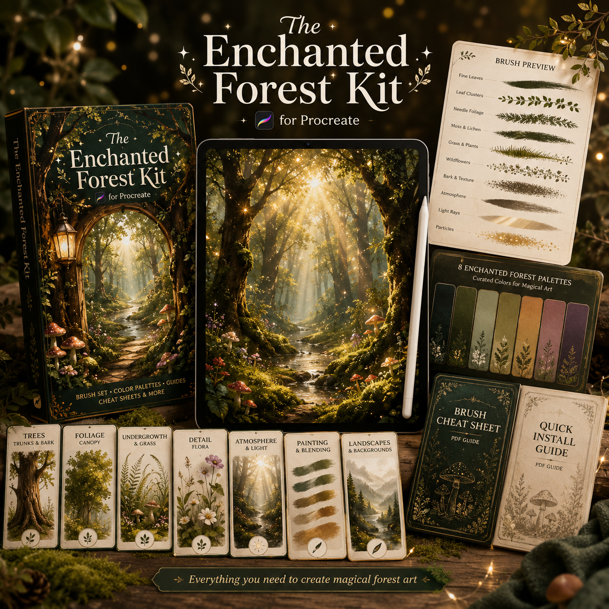The Enchanted Forest Kit bundle contents