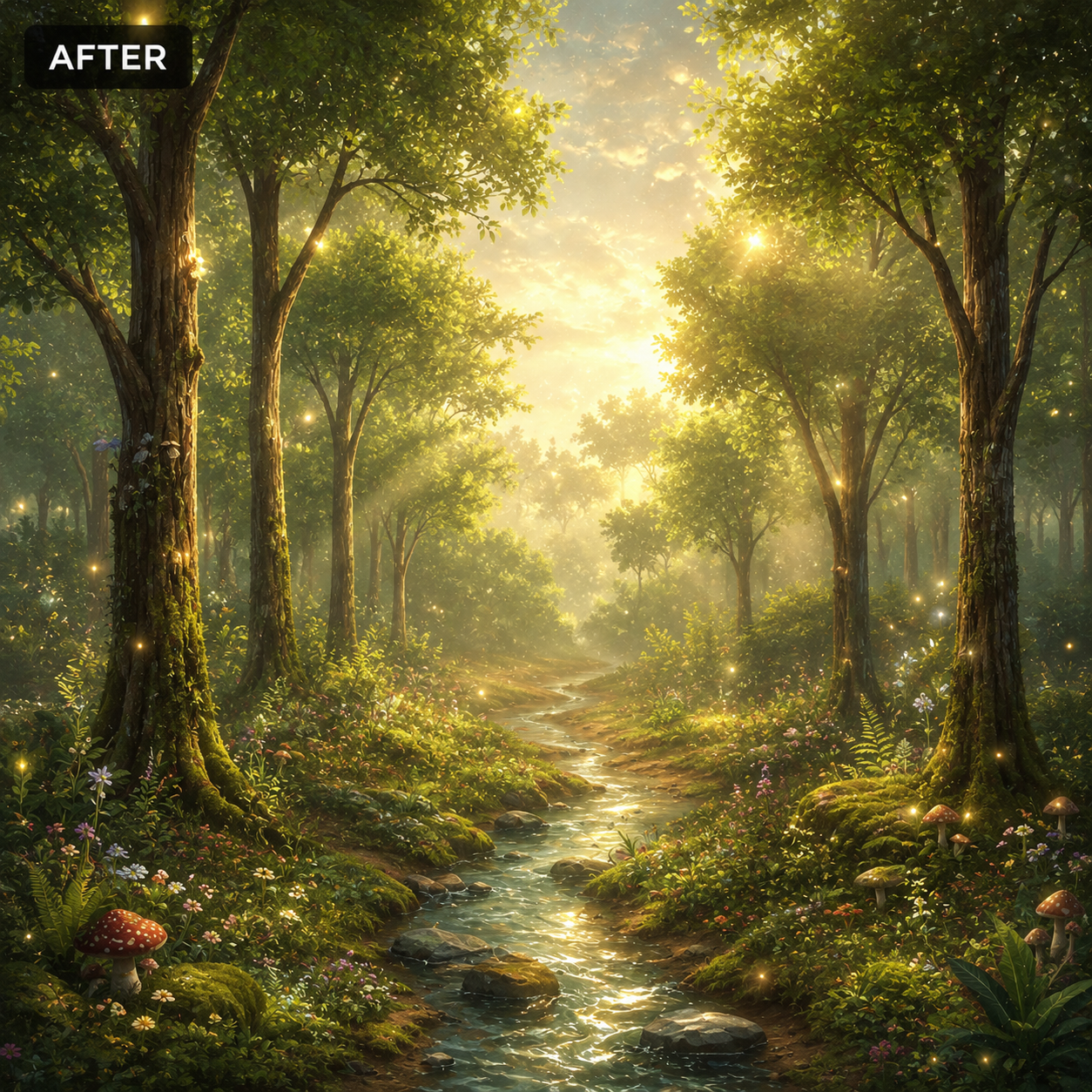 After — Magical forest