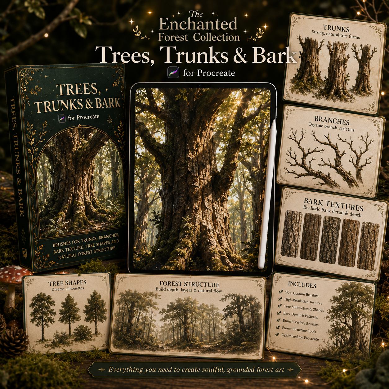 Trees, Trunks & Bark